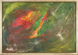 La Tormenta - Gewitter<br>Acryl auf Leinen<br>100 x 70 cm